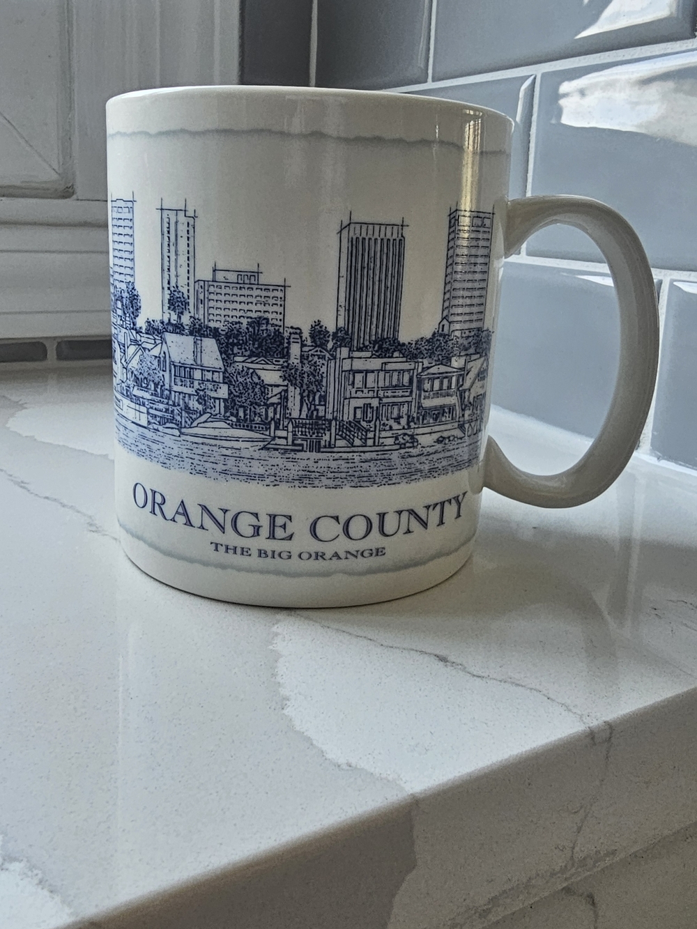 Starbucks White and Blue Orange County Cityscape Mug